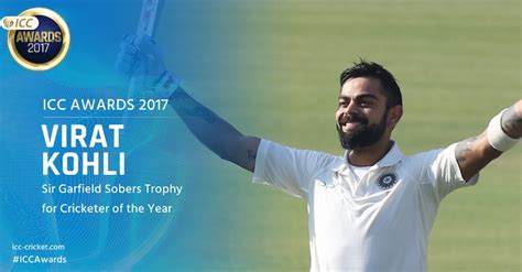 Jan18 Virat Kohli Named Cricketer Of The Year