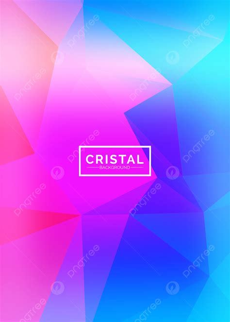 Crystal Blue And Pink Vector Background Crystal Background Color