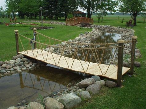 A Rope Bridge For Your Garden I Love It Garden Bridge Backyard