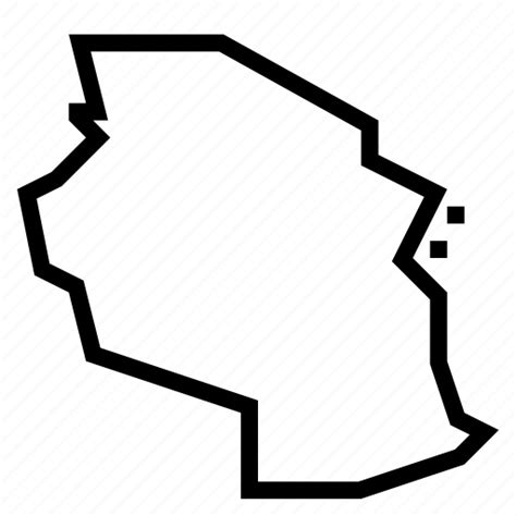 Map Tanzania Icon