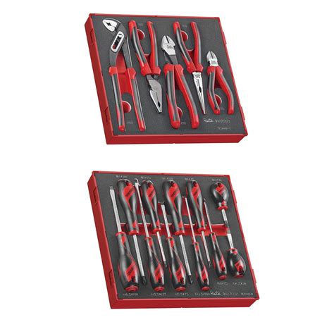 Teng Tools 183 Piece Complete Mixed Eva Foam Service Tool Kit With Bla