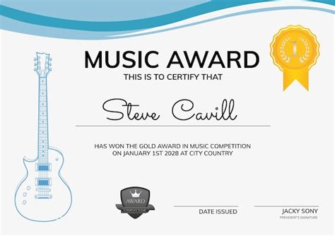 Music Certificate Images Free Download On Freepik