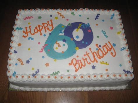 You can make the birthday cake at home by looking the design or order it from the. 60th Birthday Cake — Birthday Cakes | Birthday sheet cakes, 60th birthday cakes, Sheet cake