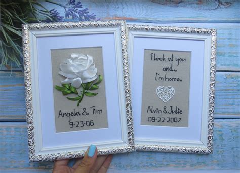 14th Wedding Anniversary T For Him Her Linen Ivory Etsy