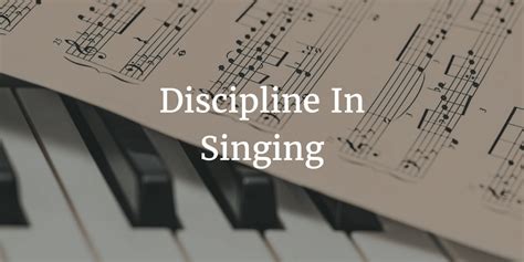 Discipline In Singing Calgary Childrens Choir