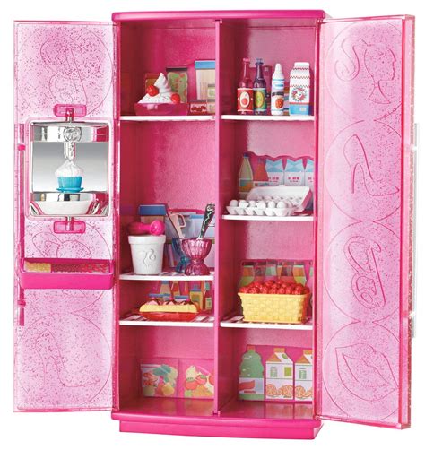 Barbie Treats To Tv Refrigerator Barbie Furniture Set