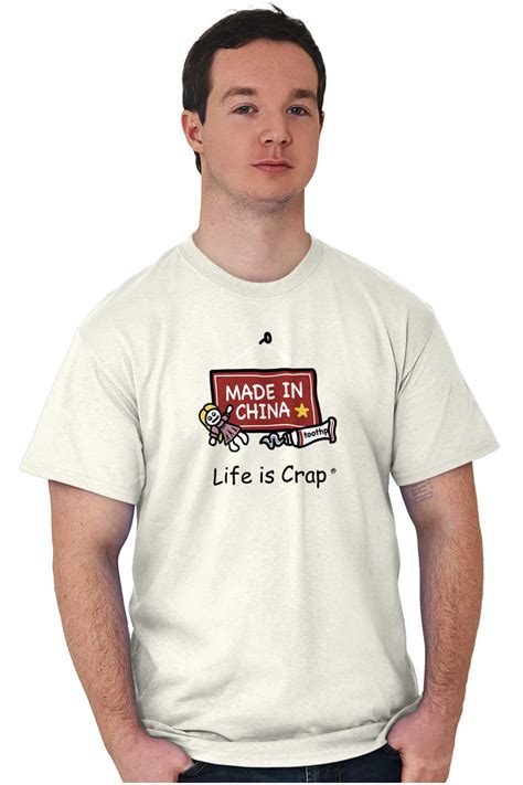 Brisco Brands Life Is Crap Short Sleeve T Shirt Tees Tshirts Life Is