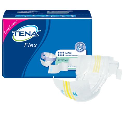 tena flex maxi briefs for adult incontinence 67837 67838 disposable briefs