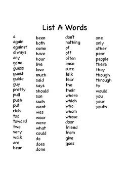 List of 2 and 3 letter phonetic words for dictation august (2) july (2) june (1) may (2) april (2) february (4) 2013 (33) december (19) november (14) disclaimer. Orton-Gillingham Red Words Interactive Word Wall (Non ...