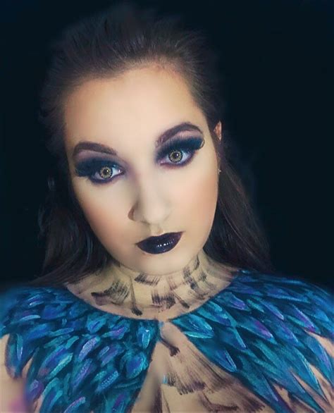 Ely Makeup On Instagram Maquillage Harpie 💙💙💙 Makeup Makeupart