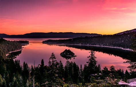 Emerald Bay At Sunrise Sunrise Lake Tahoe Tahoe
