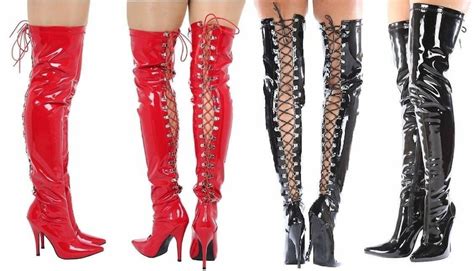 womens ladies mens thigh high over knee lace up boots stiletto heel size uk 3 12 etsy uk