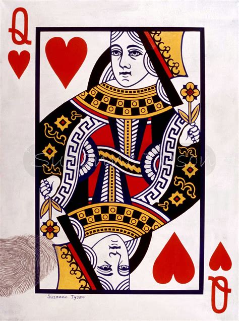 Queen Of Hearts Card Detail Queen Of Hearts Tattoo Queen Of Hearts