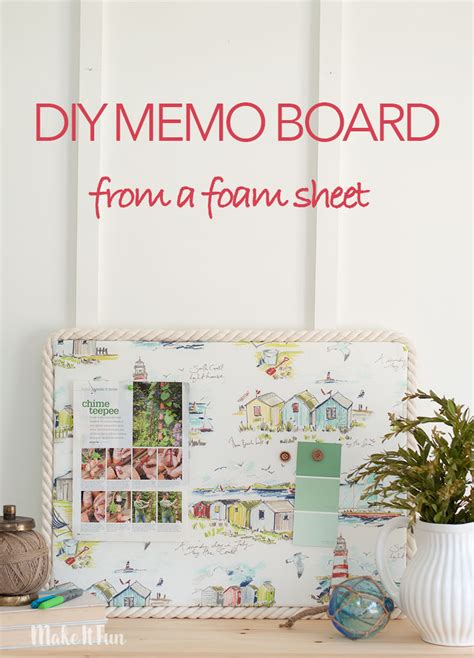 Diy Memo Board Make It Fun Blog