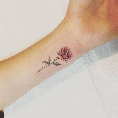 Roses come in a variety of colors such as red, white, pink, yellow. Small Rose Tattoos: 30+ Beautiful Tiny Rose Tattoo Ideas