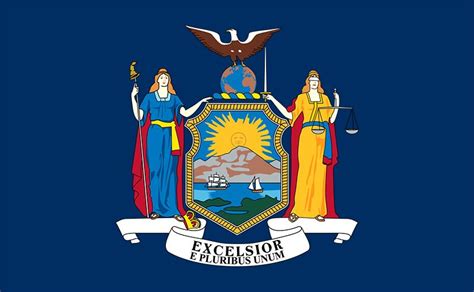 Flag Of New York State Meaning Colors And Facts Britannica