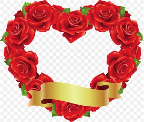 Heart Rose Red Shape Flower Png 1024x873px Heart Cut Flowers