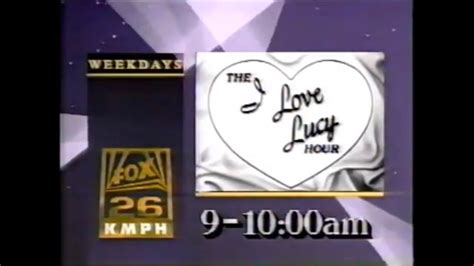 I Love Lucy Kmph Fox 26 90s Tv Commercial Spot Youtube