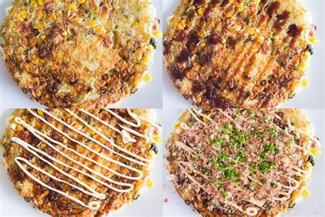 Rice based snacks are known as beika (米菓). Okonomiyaki: Japanese Street Food | Fresh Tastes Blog ...