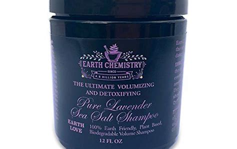 Sea Salt Shampoo With Pure Lavender From Earth Chemistry