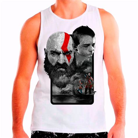 Camiseta Kratos God Of War Games Camisa Masculina01 Elo7