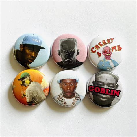 Tyler The Creator All The Albums Button Set Of Six 1 Etsy