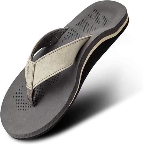 Buy Men Sandals Flip Flop With Orthotic For Flat Feet Plantar Fasciitis Arch Support Athletic