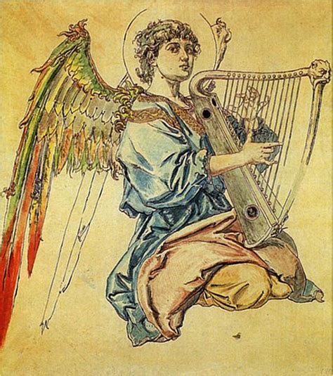 Angel With Harp Jan Matejko
