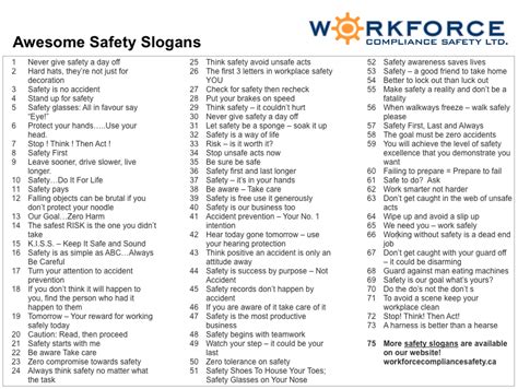 We did not find results for: A List of Safety Slogans | Workforce Compliance Safety Ltd.