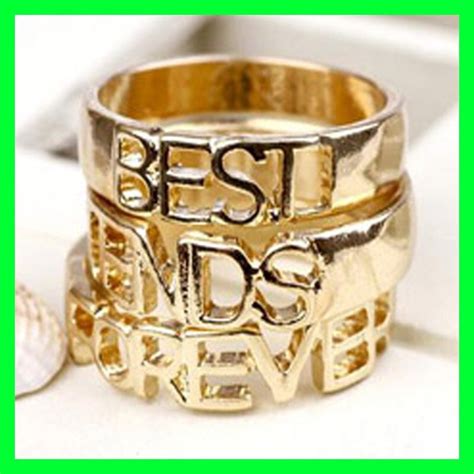 Best Friend Forever Ring Bff Vintage Fashion Jewelry 2013 Hot Sales