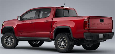 2021 Chevrolet Colorado Gets New Cherry Red Color First Look