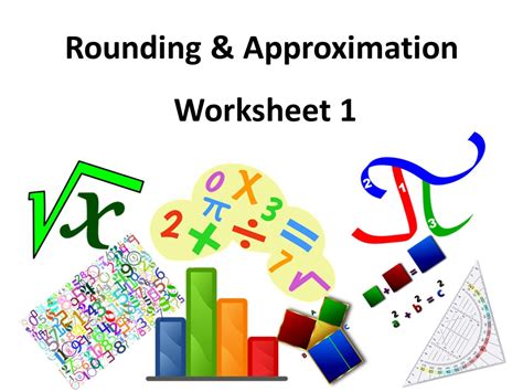 Rounding And Approximation Worksheet 1 Teaching Resources