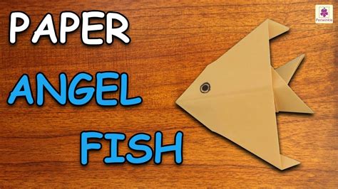 Learn How To Make Angel Fish Using Paper Origami For Kids