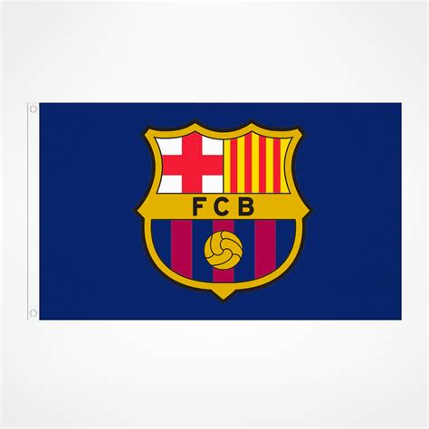 Fc Barcelona Flagga Crest Supportersplace