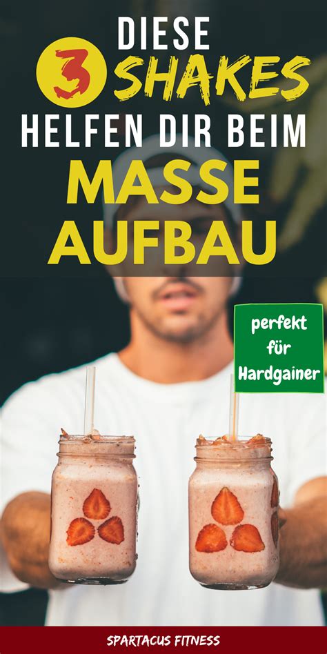 3 Masseaufbau Shakes mit 1 000 Kalorien