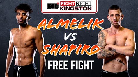 Amin Almelik Vs Dan Shapiro Full Fight Btc 19 Fight Night Kingston