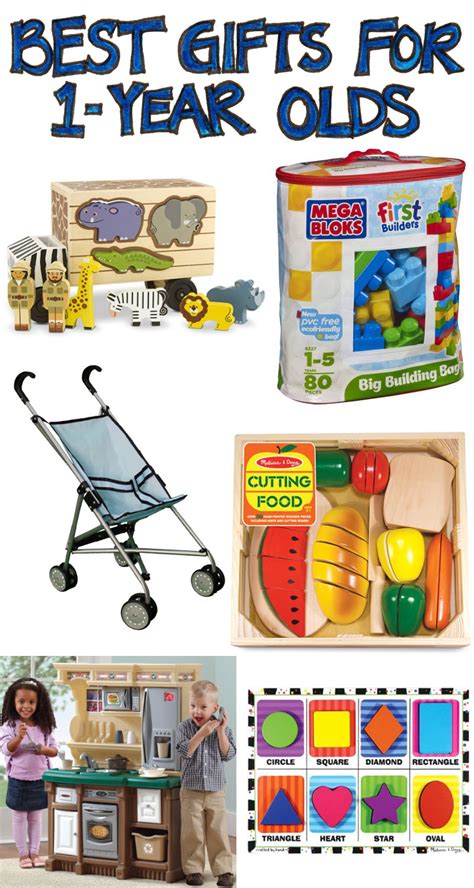 These are either things that my two year old enjoyed or would if we had thought of doing them this last year! Best Gifts for 1-Year-Olds - ResearchParent.com