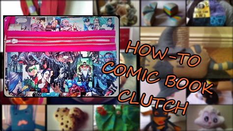 Diy Comic Book Clutch Youtube