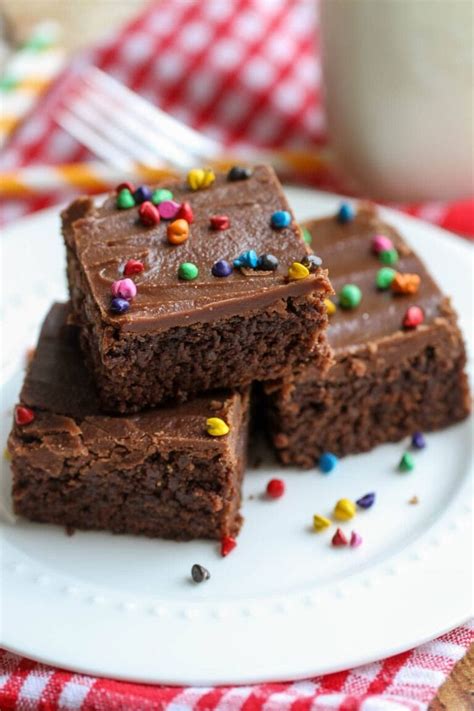 Delicious Brownies With Frosting Recipe Lil Luna