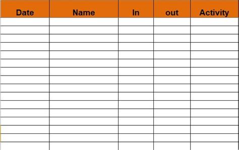 Employee Attendance Sheet With Time In Excel Attendance Sheet