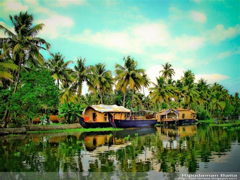 Kerala Wallpaper Wallpapersafari Kerala Backwaters India Tourist