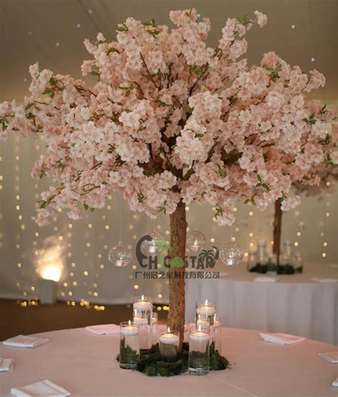Wedding Table Centerpieces Artificial Cherry Blossom Tree/ Indoor Usage