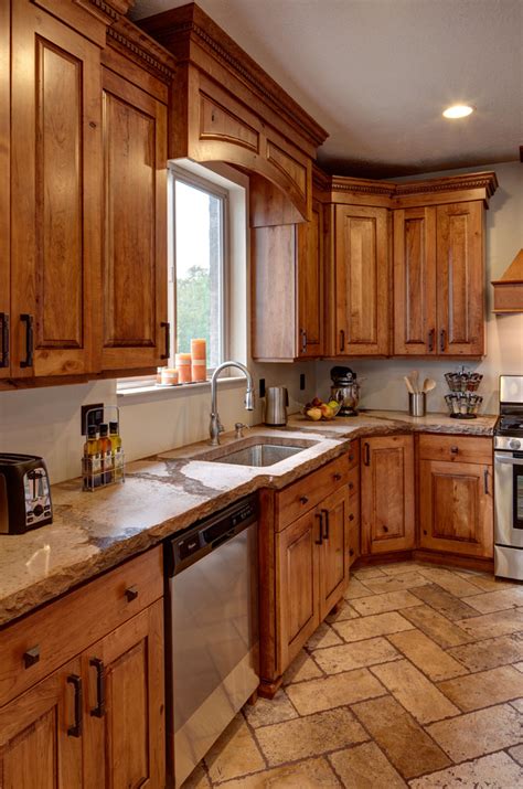Cnc cabinetry imports cabinets from china. Rustic Cherry - Traditional - Kitchen - Salt Lake City ...