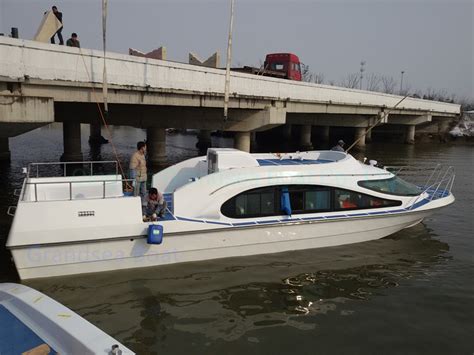 Chinese 45ft138m Frpfiberglass Speed Passenger Ferry Boat For Sale