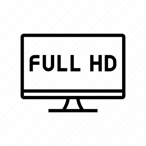 Full Hd Resolution Computer Screen Pc Oled Icon Download On