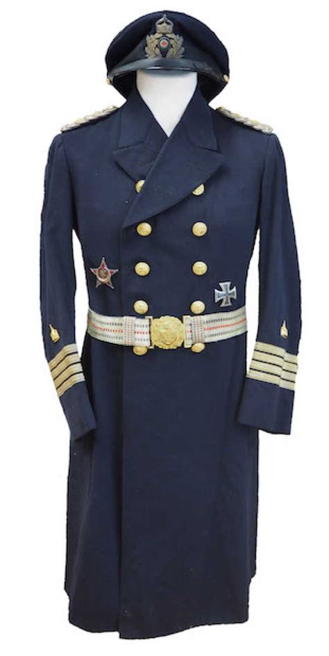 Kaiserliche Marine Uniformnachlass Des Konteradmiral Ad Max Köthner