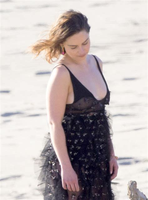 Emilia Clarke Photoshoot Candids In Malibu Hot Celebs Home