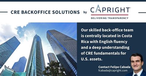 Capright Offers Cre Backoffice Solutions Capright