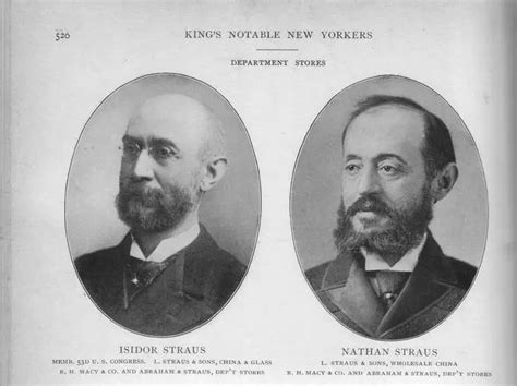 Isidor And Nathan Straus