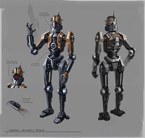 Swtor Concept Art Szerka Droid By Ryan Dening Star Wars The Old